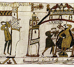 King Harold's astronomers view the comet