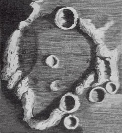 Crater Hipparchus in Robert Hooke's ''Micrographia''