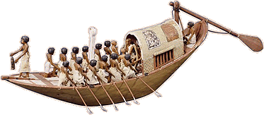 Model boat from the tomb of Meketra